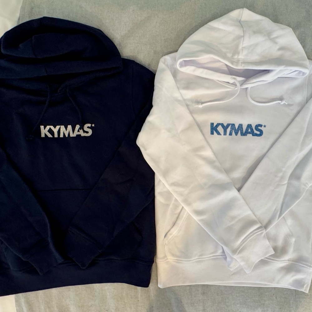Women's Black and White Hoodies